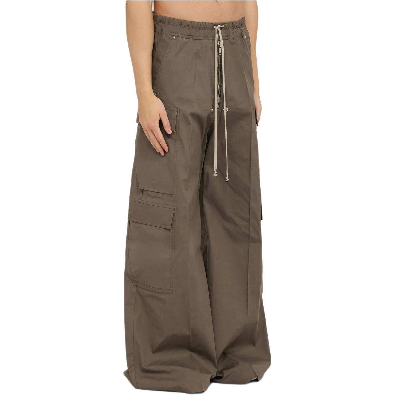 Purchase Rick Owens DRKSHDW Seluar Poket Elastik Warna Solid Kelabu. RU01D3339TE-34