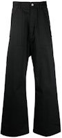 Rick Owens DRKSHDW Solid Wide-Leg Relaxed Trousers DU02B4367TW-09 Rick Owens DRKSHDW Solid Wide-Leg Relaxed Trousers DU02B4367TW-09