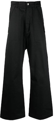 Rick Owens DRKSHDW Solid Wide-Leg Relaxed Trousers DU02B4367TW-09 Buy Rick Owens DRKSHDW Solid Wide-Leg Relaxed Trousers DU02B4367TW-09