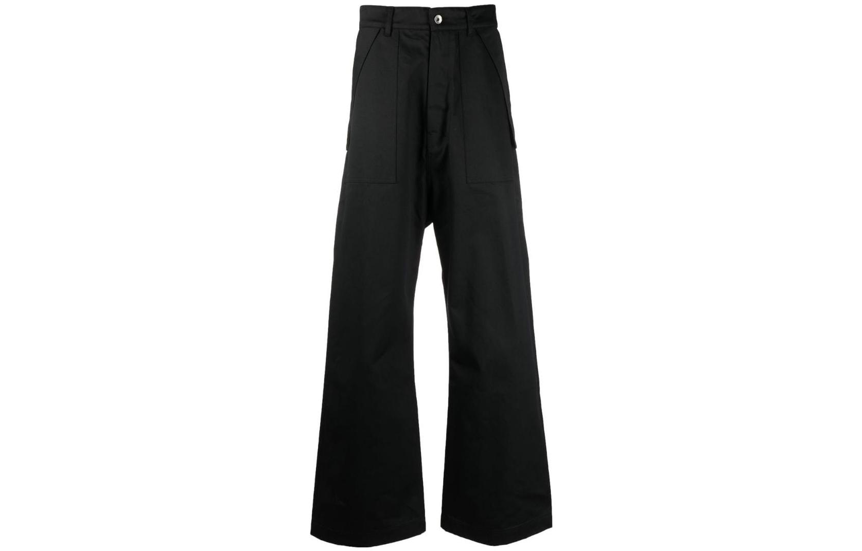 Order Rick Owens DRKSHDW  Solid Wide-Leg Relaxed Trousers DU02B4367TW-09