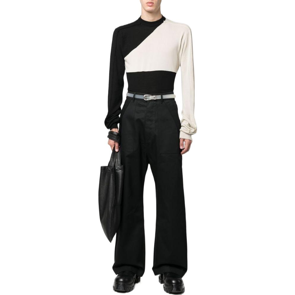 Lookbook Rick Owens DRKSHDW  Solid Wide-Leg Relaxed Trousers DU02B4367TW-09