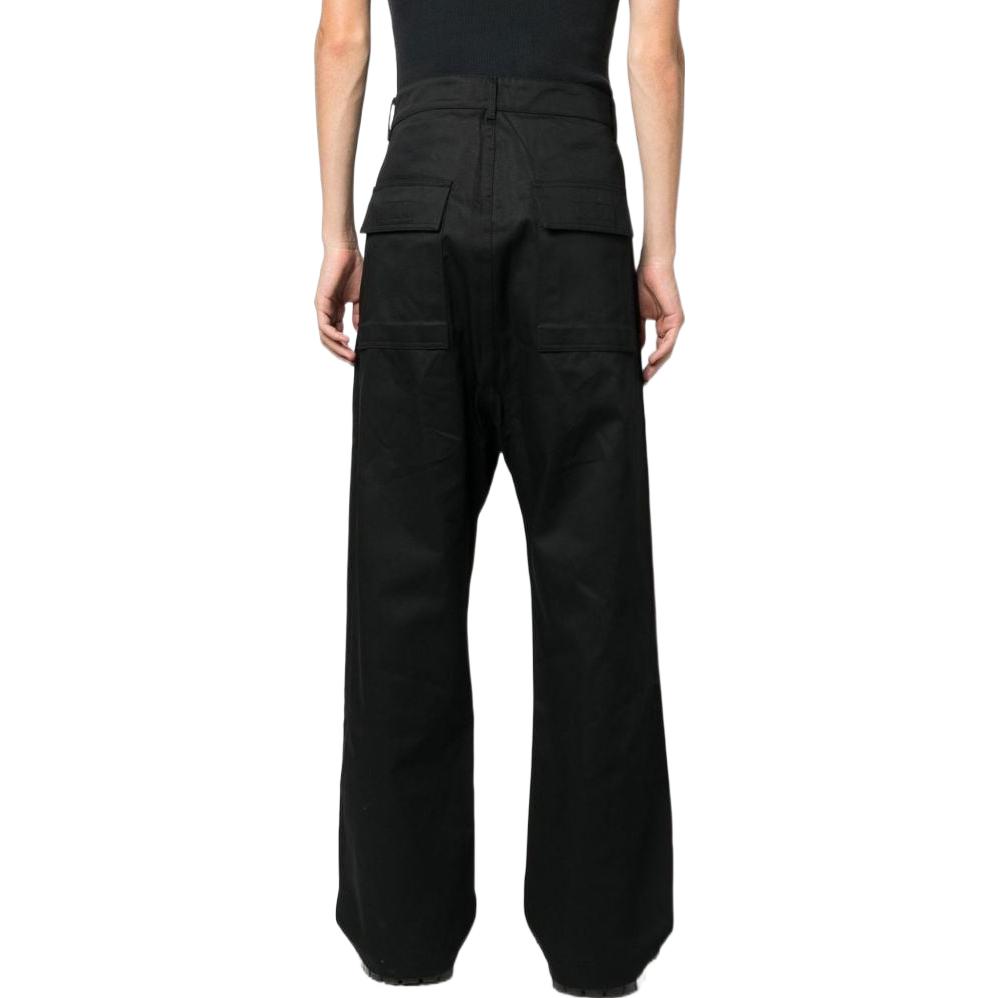 Shop Rick Owens DRKSHDW  Solid Wide-Leg Relaxed Trousers DU02B4367TW-09