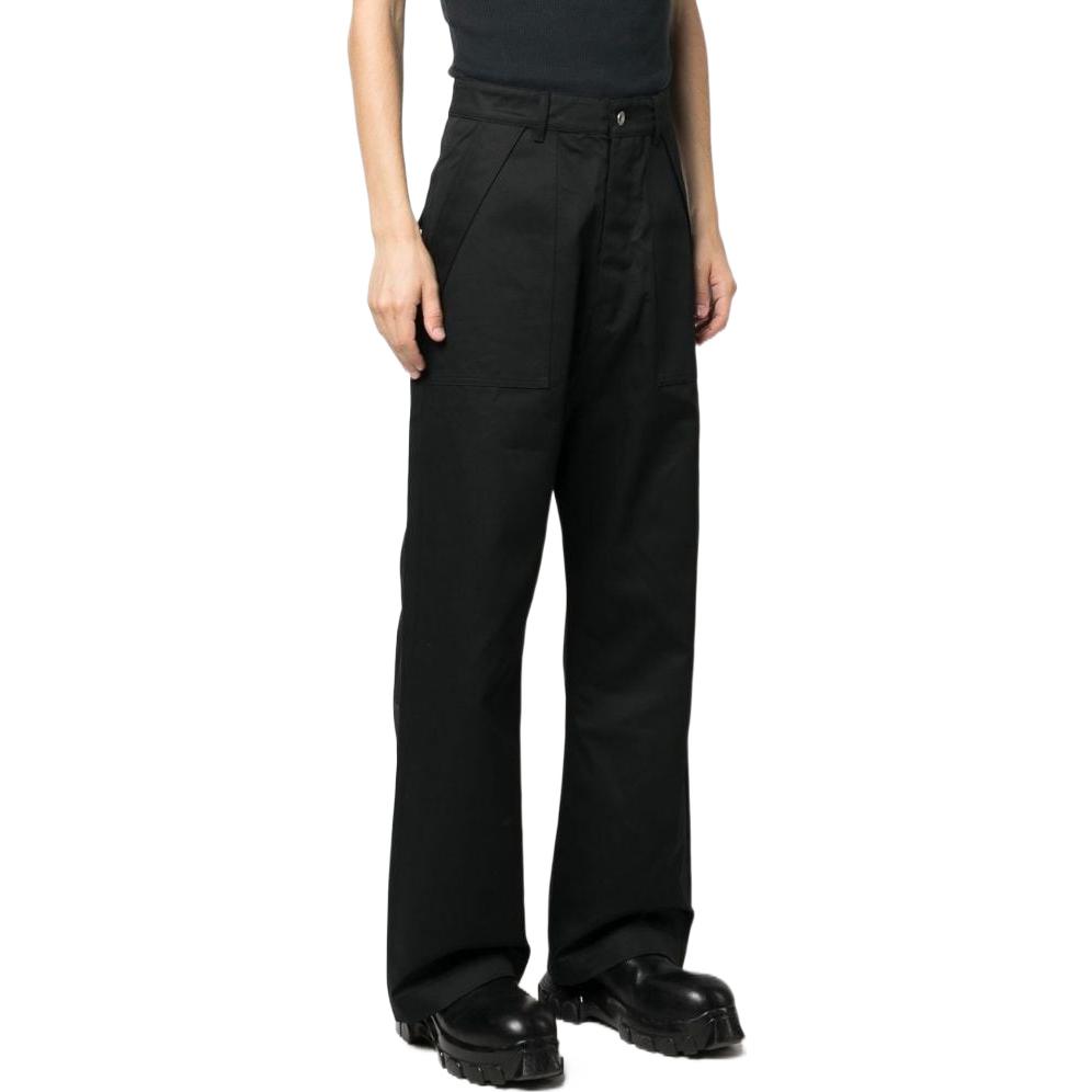 Purchase Rick Owens DRKSHDW  Solid Wide-Leg Relaxed Trousers DU02B4367TW-09