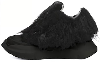 Rick Owens DRKSHDW 'Strobe Abstract Faux Fur Black' DU02B4842FF-999 Rick Owens DRKSHDW 'Strobe Abstract Faux Fur Black' DU02B4842FF-999
