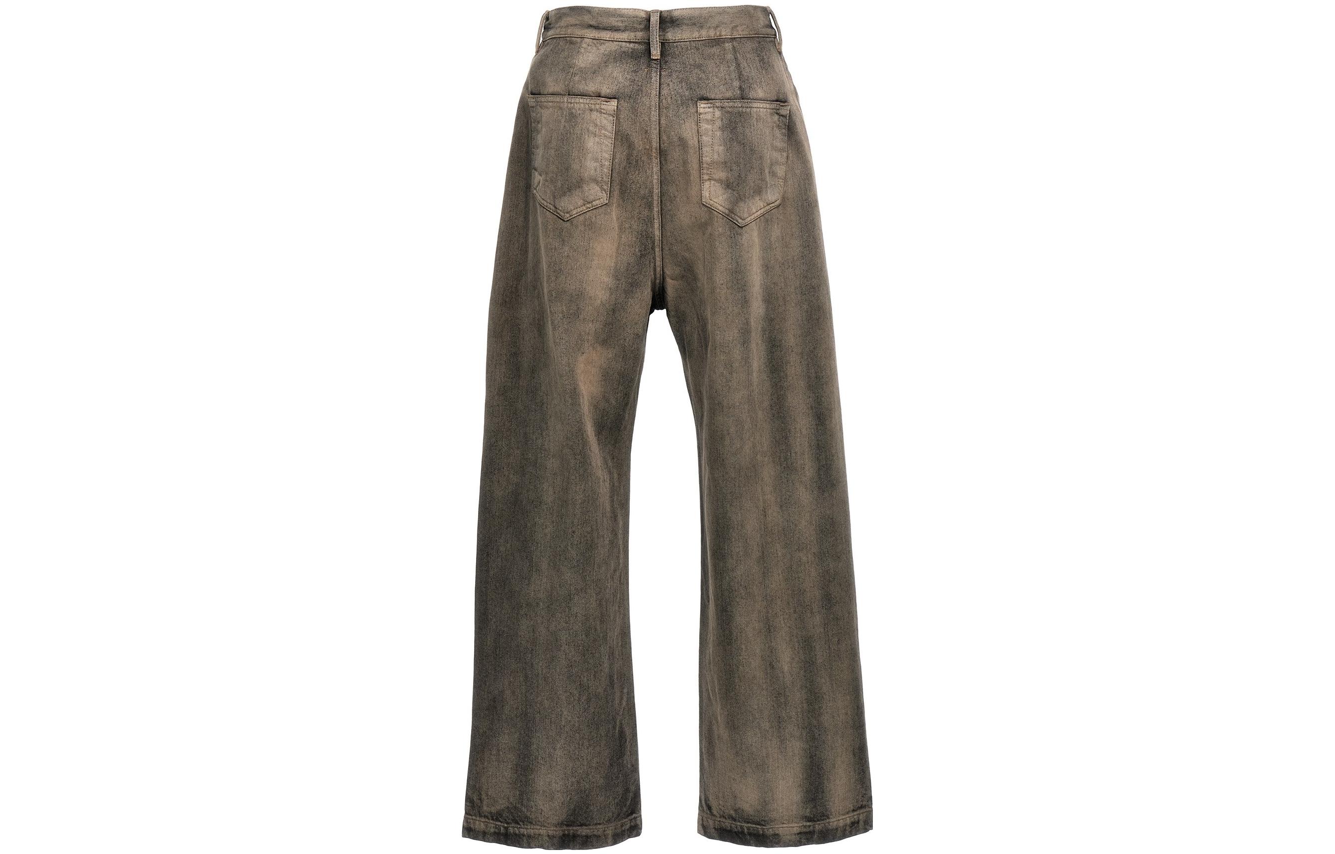 Lookbook Rick Owens DRKSHDW 復古水洗灰色寬鬆直筒牛仔褲 DU02C5356DMP-38