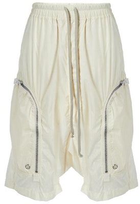 Rick Owens DRKSHDW Celana Pendek Santai Putih Elastis Pinggang Santai. DU01B7384-ND21 Order Rick Owens DRKSHDW Celana Pendek Santai Putih Elastis Pinggang Santai. DU01B7384-ND21