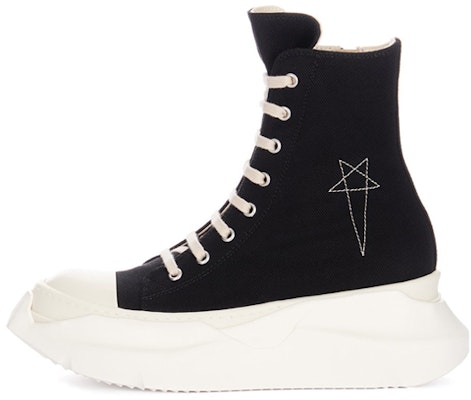 Rick Owens DRKSHDW 'Abstract High-Top Hitam' DU01C6840DQEM4-9811 Buy Rick Owens DRKSHDW 'Abstract High-Top Hitam' DU01C6840DQEM4-9811