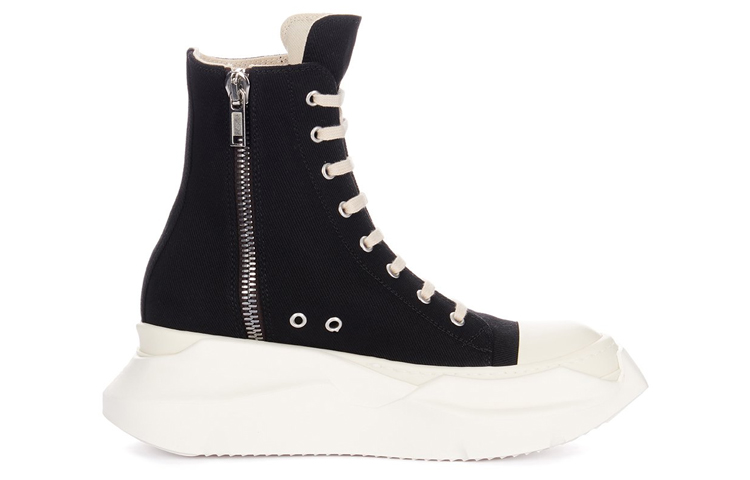 Order Rick Owens DRKSHDW 抽象黑色高帮鞋 DU01C6840DQEM4-9811