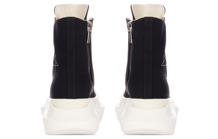 Shop Rick Owens DRKSHDW 抽象黑色高帮鞋 DU01C6840DQEM4-9811