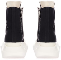 瑞克歐文斯DRKSHDW抽象圖案棉布高筒綁帶時尚板鞋男款黑色 Shop 瑞克歐文斯DRKSHDW抽象圖案棉布高筒綁帶時尚板鞋男款黑色