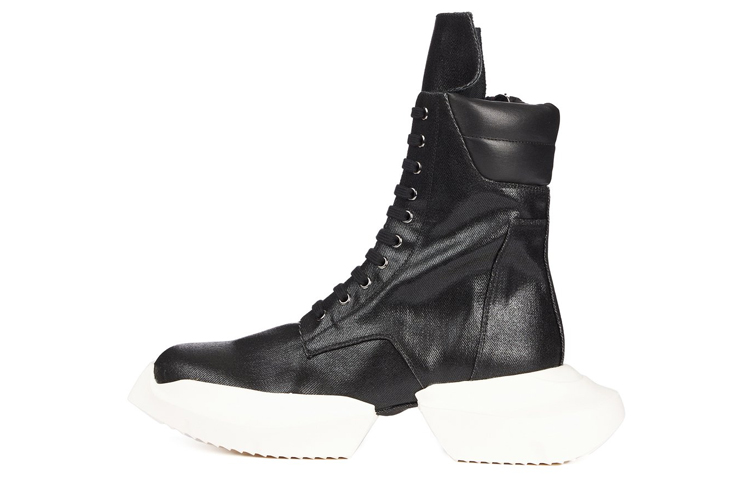 Rick Owens DRKSHDW Army Split 'Black Lace-up Ankle Boot'