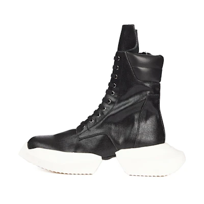 Rick Owens DRKSHDW Army Split 'Black Lace-up Ankle Boot'