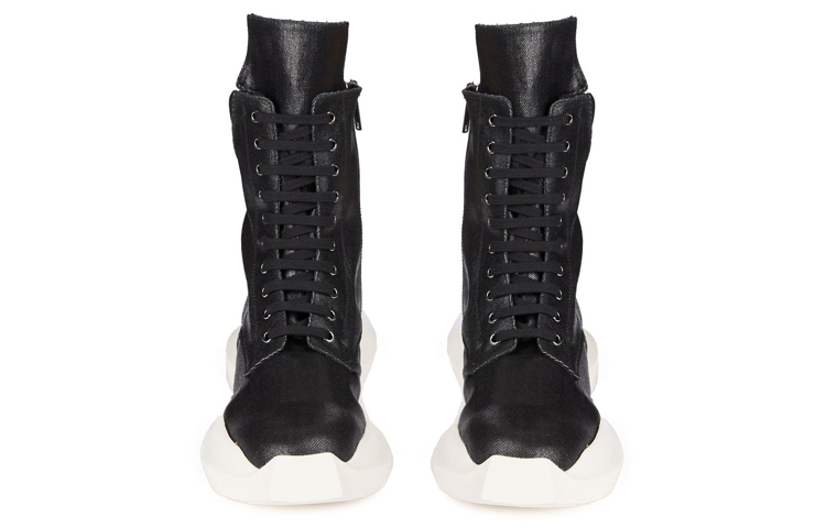 Rick Owens DRKSHDW Army Split 'Black Lace-up Ankle Boot' 圖 3
