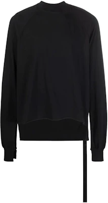 Rick Owens DRKSHDW 不對稱下擺棉質黑色長袖上衣 DU02A3263RN-09 Buy Rick Owens DRKSHDW 不對稱下擺棉質黑色長袖上衣 DU02A3263RN-09