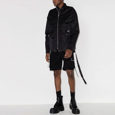 Rick Owens DRKSHDW 不对称拉链标志夹克 黑色款 DU21S2785CN-09 Lookbook Rick Owens DRKSHDW 不对称拉链标志夹克 黑色款 DU21S2785CN-09