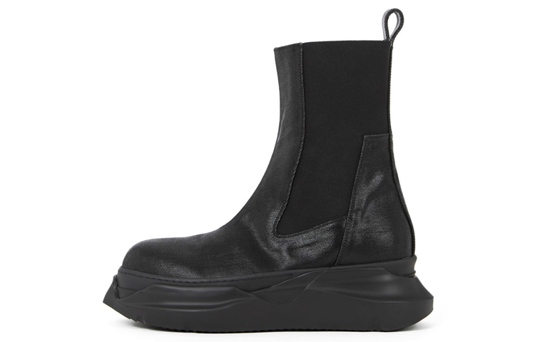 Rick Owens DRKSHDW Beatle Abstract Chelsea Boot 'Denim Black'