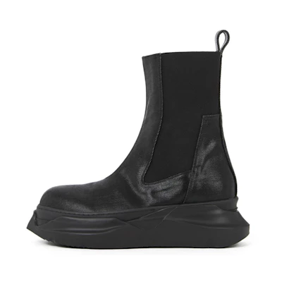 Rick Owens DRKSHDW Beatle Abstract Chelsea Boot 'Denim Black'