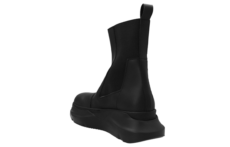 Rick Owens DRKSHDW Beatle Chelsea Boots 'Abstract Black Elastic Ankle' 圖 3