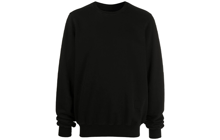 Rick Owens DRKSHDW Black Crewneck Long Sleeve Sweatshirt DU20F1270F-09