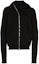 Buy Rick Owens DRKSHDW 黑色斜拉链连帽夹克外套 DU20F1286-F