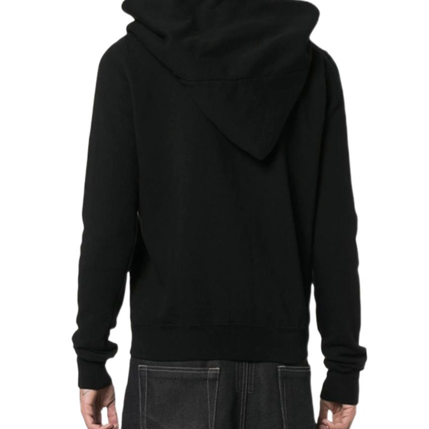 Purchase Rick Owens DRKSHDW 黑色斜拉链连帽夹克外套 DU20F1286-F