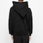 Sizing Rick Owens DRKSHDW 黑色斜拉链连帽夹克外套 DU20F1286-F