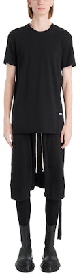 Rick Owens DRKSHDW 黑色垮档及膝抽绳裤 DU21S2380RN-09 Lookbook Rick Owens DRKSHDW 黑色垮档及膝抽绳裤 DU21S2380RN-09
