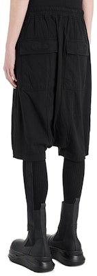 Rick Owens DRKSHDW 黑色垮档及膝抽绳裤 DU21S2380RN-09 Shop Rick Owens DRKSHDW 黑色垮档及膝抽绳裤 DU21S2380RN-09