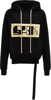 Rick Owens DRKSHDW 黑色印花连帽长袖卫衣 DU01D1288FEP209-08 Buy Rick Owens DRKSHDW 黑色印花连帽长袖卫衣 DU01D1288FEP209-08