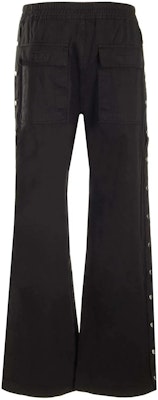 Rick Owens DRKSHDW Celana Panjang Pria Hitam Loose Fit Flare Kasual DU01D1393TW-09 Lookbook Rick Owens DRKSHDW Celana Panjang Pria Hitam Loose Fit Flare Kasual DU01D1393TW-09