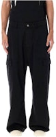 Rick Owens DRKSHDW Black Mid-Rise Loose Fit Zip Cargo Pants Men DU02D2354TW-09 Rick Owens DRKSHDW Black Mid-Rise Loose Fit Zip Cargo Pants Men DU02D2354TW-09