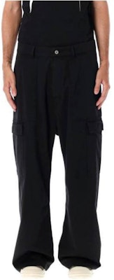 Rick Owens DRKSHDW 黑色中腰宽松裤 男士拉链工装裤 DU02D2354TW-09 Order Rick Owens DRKSHDW 黑色中腰宽松裤 男士拉链工装裤 DU02D2354TW-09