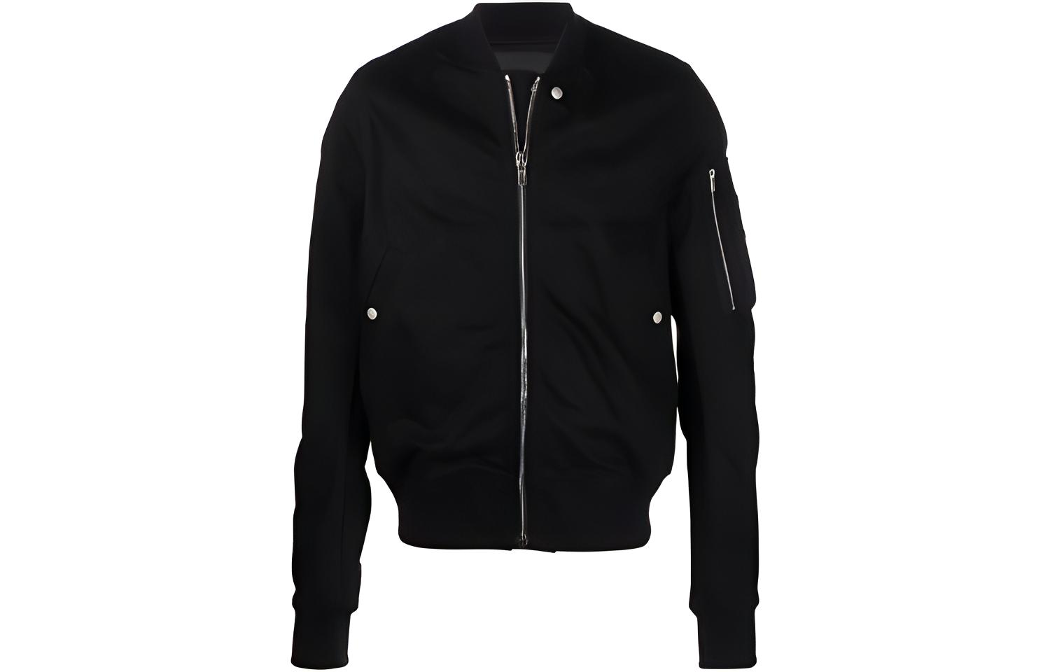 Rick Owens DRKSHDW Black Multi-Pocket Bomber Jacket DL02A3793HBLKJP-09
