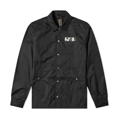 Rick Owens DRKSHDW Black Single-Breasted Collar Jacket DU01B7782ND-09