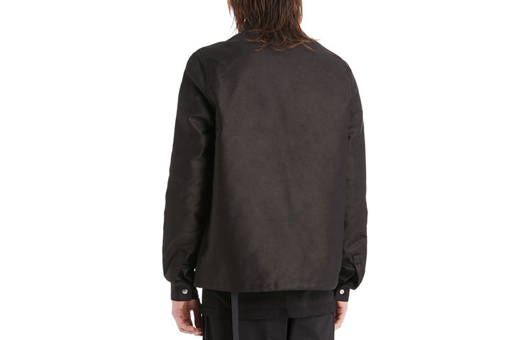 Purchase Rick Owens DRKSHDW 黑色单排扣夹克 秋季外套 DU02A3782NDK-09