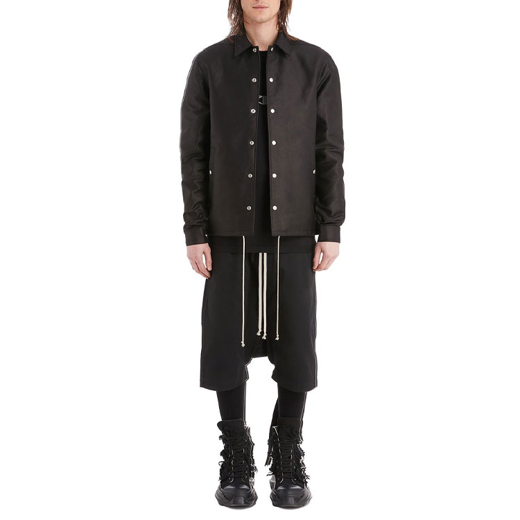 Details for Rick Owens DRKSHDW 黑色单排扣夹克 秋季外套 DU02A3782NDK-09