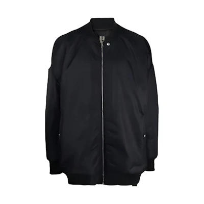 Rick Owens DRKSHDW Black Solid Color Loose Fit Long Sleeve Jacket DU02C5776BR-09