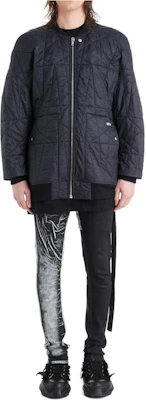 릭 오웬스 DRKSHDW 블랙 솔리드 컬러 지퍼 재킷 1321690M14011 Buy 릭 오웬스 DRKSHDW 블랙 솔리드 컬러 지퍼 재킷 1321690M14011