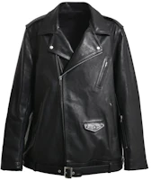 Rick Owens DRKSHDW Black Solid Zip-Up Collared Long Sleeve Jacket DL02C3791LHJP-09 Rick Owens DRKSHDW Black Solid Zip-Up Collared Long Sleeve Jacket DL02C3791LHJP-09