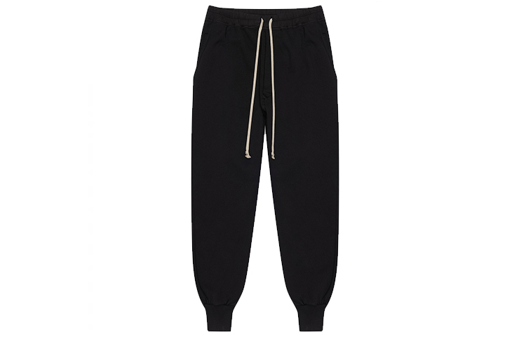 Rick Owens DRKSHDW Black Unisex Tapered Track Pants DU20F1394F-09