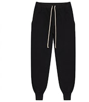 Rick Owens DRKSHDW Black Unisex Tapered Track Pants DU20F1394F-09 Rick Owens DRKSHDW Black Unisex Tapered Track Pants DU20F1394F-09