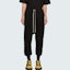 Lookbook Rick Owens DRKSHDW 黑色男女同款锥形运动裤 DU20F1394F-09