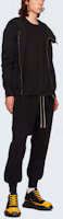 Details for Rick Owens DRKSHDW 黑色男女錐形運動長褲 DU20F1394F-09