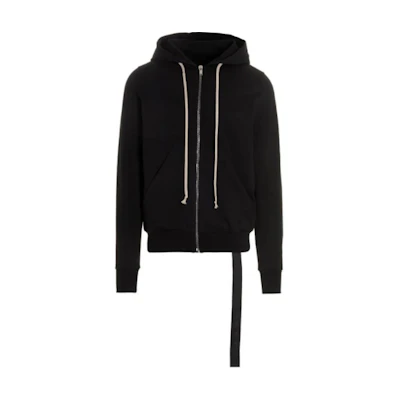 Rick Owens DRKSHDW Black Zip-Up Hooded Jacket Casual Wear DU01B7276RIG-09