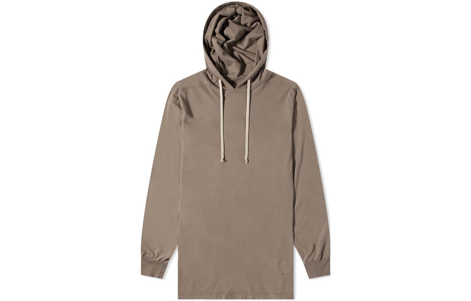 Rick Owens DRKSHDW Brown Knitted Pullover Hoodie Men DU01B7285-34