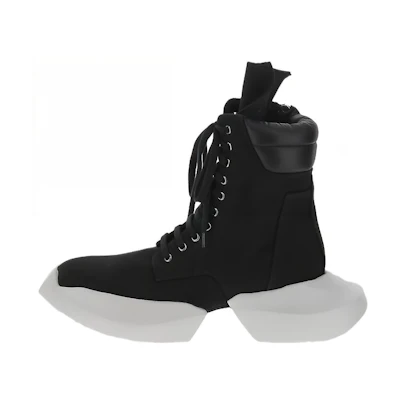 Rick Owens DRKSHDW Canvas 'Black Fashion Boot'