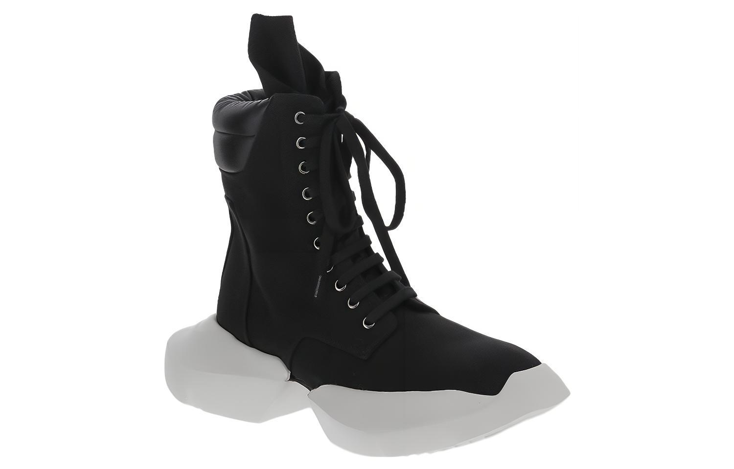 Rick Owens DRKSHDW Canvas 'Black Fashion Boot' 圖 3