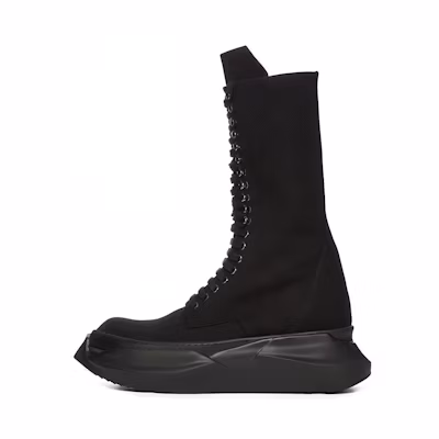 Rick Owens DRKSHDW Canvas High-Top Sneaker Boots 'Black'
