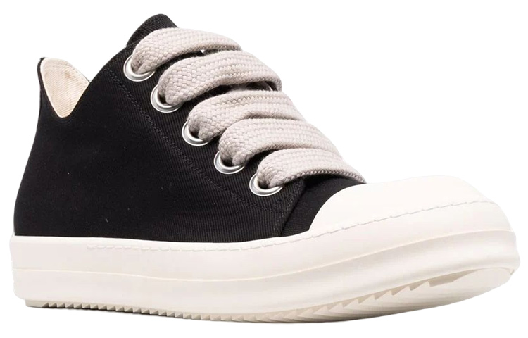 Order 瑞克·歐文斯 DRKSHDW 帆布 低帮運動 時尚板鞋 男款 黑色