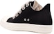 Rick Owens DRKSHDW Canvas Low 'Black Fashion' Kasut Kanvas Hitam DU01B7802DMW1-911